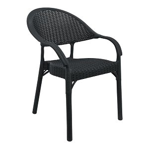 ΚΑΡΕΚΛΑ ΕΞΟΧΗΣ Fylliana Hilda ΑΝΘΡΑΚΙ 60x62x85εκ 875-122-021