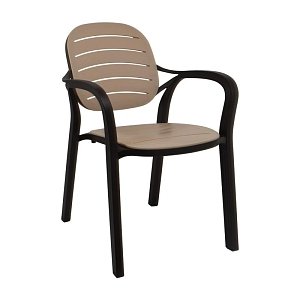 ΚΑΡΕΚΛΑ ΚΗΠΟΥ Fylliana Rusty ΚΑΦΕ-ΜΠΕΖ ΧΡΩΜΑ 57,5x58x84εκ 824-123-014