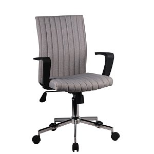 ΚΑΡΕΚΛΑ ΓΡΑΦΕΙΟΥ Fylliana FL6910 ΓΚΡΙ 57x58x90/99εκ 093-27-109
