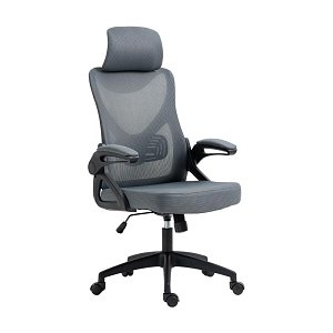 ΚΑΡΕΚΛΑ ΓΡΑΦΕΙΟΥ Fylliana FL219 ΓΚΡΙ ΧΡΩΜΑ 63x61x128εκ 388-123-018