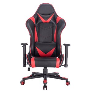 ΚΑΡΕΚΛΑ ΓΡΑΦΕΙΟΥ-GAMING Fylliana 9880 ΜΑΥΡΟ ΜΕ ΚΟΚΚΙΝΟ ΤΕΧΝΟΔΕΡΜΑ 70.5x71x128εκ 425-92-039