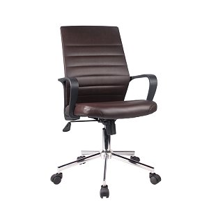ΚΑΡΕΚΛΑ ΓΡΑΦΕΙΟΥ Fylliana ΚΑΦΕ ΔΕΡΜΑΤΙΝΗ 5568L 57x60x92.5/100εκ 093-27-113