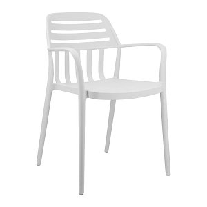 ΚΑΡΕΚΛΑ ΚΗΠΟΥ Fylliana Eviana ΛΕΥΚΟ ΧΡΩΜΑ 53x56x81εκ 6τμχ 625-124-023