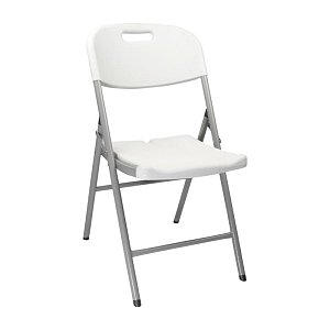 ΚΑΡΕΚΛΑ ΣΥΝΕΔΡΙΟΥ-CATERING Fylliana ΛΕΥΚΗ 57x46x83  ΠΤΥΣΣΟΜΕΝΗ 377-123-034