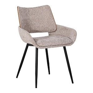 ΚΑΡΕΚΛΑ ΤΡΑΠΕΖΑΡΙΑΣ Fylliana FL6286 ΜΠΕΖ ΥΦΑΣΜΑ 58x54x81εκ 2τμχ 392-124-001