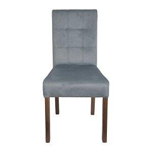 ΚΑΡΕΚΛΑ ΤΡΑΠΕΖΑΡΙΑΣ Fylliana Τ-12 Domenic MINT ΥΦΑΣΜΑ GREY OAK ΠΟΔΙΑ 45x45x90εκ 2τμχ 839-121-699