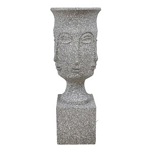 ΚΑΣΠΩ ΔΑΠΕΔΟΥ Fylliana  FL1996 "Face" ΓΚΡΙ ΧΡΩΜΑ 35x35x93εκ 374-223-357