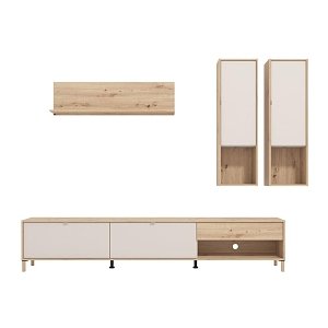 ΚΕΝΤΡΟ ΨΥΧΑΓΩΓΙΑΣ-ΣΥΝΘΕΣΗ NORWICH ARTISAN ΟΑΚ/CASHMERE 234x40x197εκ 11014069