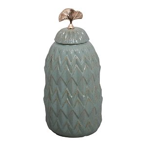 ΚΕΡΑΜΙΚΟ ΒΑΖΟ Fylliana FL30051 ΒΕΡΑΜΑΝ ΧΡΩΜΑ 17x36εκ 374-124-103