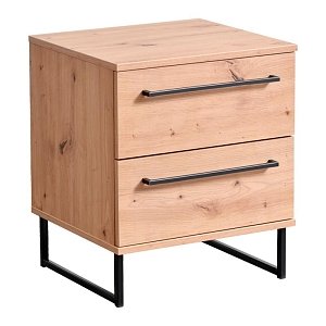 ΚΟΜΟΔΙΝΟ SARDINIA NO2F ARTISAN OAK / ΜΑΥΡΟ 45.5x35x54εκ 11008249