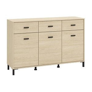 ΚΟΜΟΤΑ-ΜΠΟΥΦΕΣ ARBELA 3K3F3V LIGHT PORT OAK ΧΡΩΜΑ 138x40x90εκ 11014749
