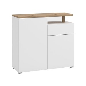 ΚΟΜΟΤΑ-ΜΠΟΥΦΕΣ ATERNO 103 2K1F2V ΛΕΥΚΟ/ARTISAN ΧΡΩΜΑ 103x40x94εκ 11014195