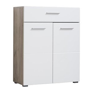 ΚΟΜΟΤΑ-ΜΠΟΥΦΕΣ Beny 2K1F GREY OAK-ΛΕΥΚΗ ΛΑΚΑ 79x35x97,5εκ 11008608