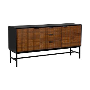 ΚΟΜΟΤΑ-ΜΠΟΥΦΕΣ Fylliana FL2405 ΜΑΥΡΟ-ΚΑΦΕ ΧΡΩΜΑ  150x40x75εκ 0016-225-050