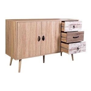 ΚΟΜΟΤΑ-ΜΠΟΥΦΕΣ Fylliana "Lounge" SONOMA OAK 120x39x75εκ 271-123-060