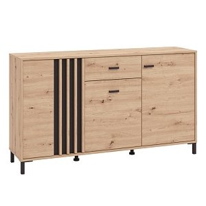 ΚΟΜΟΤΑ-ΜΠΟΥΦΕΣ LAVAL 157 3K1F3V ARTISAN ΟΑΚ/ΜΑΥΡΟ 157x40x90εκ 11014529