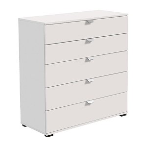 ΚΟΜΟΤΑ-ΣΥΡΤΑΡΙΕΡΑ DUERO 5F 90 ΛΕΥΚΗ 90x40x95εκ 11008296