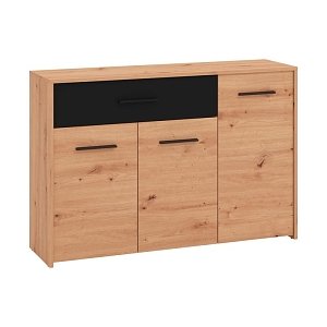 ΚΟΜΟΤΑ VARADERO 3K1F ARTISAN OAK-ΜΑΥΡΟ 119x33x80,5εκ 11011628