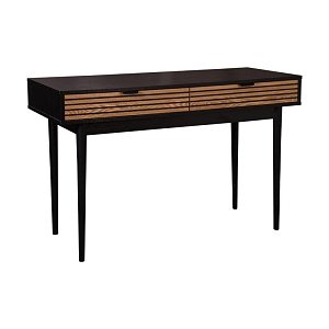 ΚΟΝΣΟΛΑ Fylliana Brooklyn Μαυρο-Φυσικό 100x35x80εκ 271-124-076