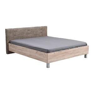 ΚΡΕΒΑΤΙ CANON 160 GREY OAK - ΓΚΡΙ ΥΦΑΣΜΑ 176.5x212.5x93.5εκ (160x200) 11008489