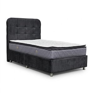 ΚΡΕΒΑΤΙ Fylliana Natalie ΓΚΡΙ ΜΕ ΑΠΟΘ ΧΩΡΟ 122x212x120 ΓΙΑ ΣΤΡΩΜΑ 120x200εκ 828-123-175
