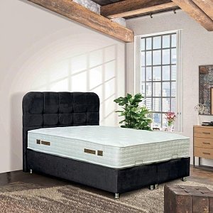 ΚΡΕΒΑΤΙ Fylliana Natalie ΓΚΡΙ ΜΕ ΑΠΟΘ ΧΩΡΟ 162x212x120 ΓΙΑ ΣΤΡΩΜΑ 160x200εκ 828-123-172