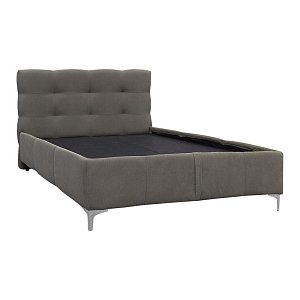ΚΡΕΒΑΤΙ ΜΕ ΠΑΤΩΜΑ Fylliana SALVADOR ΓΚΡΙ ΧΡΩΜΑ 170x220x110εκ 880-124-033