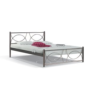 ΚΡΕΒΑΤΙ Fylliana ΚΑΦΕ ΣΙΔΕΡΕΝΙΟ WILLIAM 90x200εκ 827-91-020