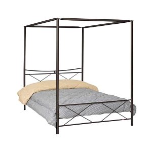ΚΡΕΒΑΤΙ ΣΙΔΕΡΕΝΙΟ ΜΕ ΟΥΡΑΝΟ Arion ΚΑΦΕ 150x200εκ 827-221-043