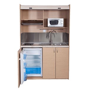 Πολυκουζινάκι Silver ΚΣ140 Χωρίς Φουρνάκι 140x209x65 Walnut