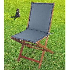 Μαξιλάρι Πολυθρόνας Μονόχρωμο Lida Indigo Blue 90x40x4cm