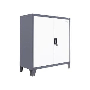 ΜΕΤΑΛΛΙΚΗ ΝΤΟΥΛΑΠΑ Fylliana Durango ΓΚΡΙ ΛΕΥΚΟ ΧΡΩΜΑ 90x40x100εκ 721-00-003