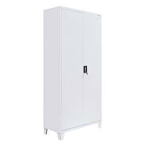ΜΕΤΑΛΛΙΚΗ ΝΤΟΥΛΑΠΑ Fylliana Everet ΛΕΥΚΟ ΧΡΩΜΑ 90x40x190εκ 721-00-002