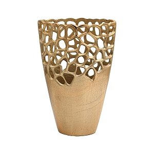 ΜΕΤΑΛΛΙΚΟ ΒΑΖΟ Fylliana FL8852 ΧΡΥΣΟ ΧΡΩΜΑ 24x14x39εκ 934-225-049