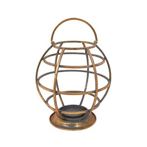 ΜΕΤΑΛΛΙΚΟ ΦΑΝΑΡΙ Fylliana 26.5x38.5εκ 373-92-014