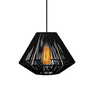 ΜΟΝΟΦΩΤΟ Fylliana Cordon 4 ΜΑΥΡΟ ΧΡΩΜΑ 35x30εκ E27 835-123-239