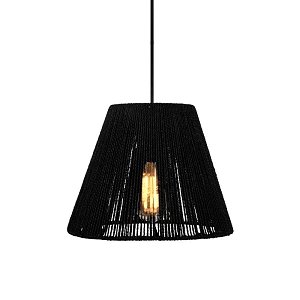 ΜΟΝΟΦΩΤΟ Fylliana Cordon 6 ΜΑΥΡΟ ΧΡΩΜΑ 35x25εκ E27 835-123-251