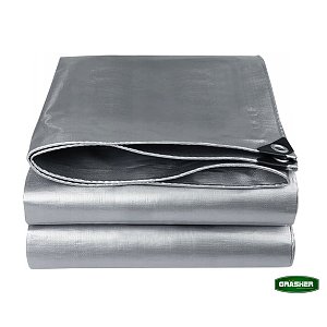 Αδιάβροχος Μουσαμάς-Τέντα 5x10 250gr/m² 103853 Γκρι
