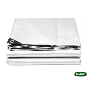 Αδιάβροχος Μουσαμάς-Τέντα 8x12 120gr/m² 100224 Λευκό