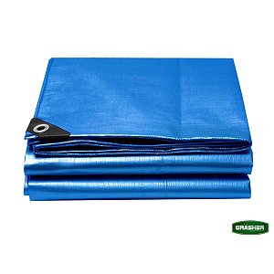 Αδιάβροχος Μουσαμάς-Τέντα 5x8 120gr/m² 102437 Μπλε
