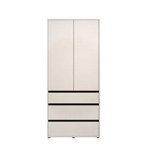 ΝΤΟΥΛΑΠΑ CORBETT 2K3F h211 CASHMERE/ΜΑΥΡΟ ΜΑΤ ΧΡΩΜΑ 93x55x211εκ 11014685