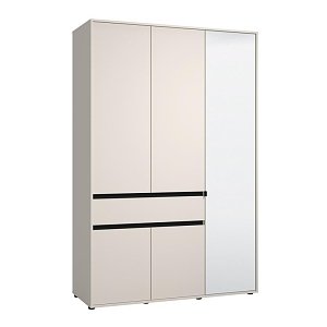ΝΤΟΥΛΑΠΑ CORBETT 3K1F1O h211 CASHMERE/ΜΑΥΡΟ ΜΑΤ ΧΡΩΜΑ 138x55x211εκ 11014292