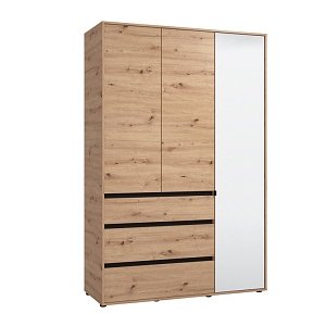 ΝΤΟΥΛΑΠΑ CORBETT 3K3F1O h211 ARTISAN/ΜΑΥΡΟ ΜΑΤ ΧΡΩΜΑ 138x55x211εκ 11014106