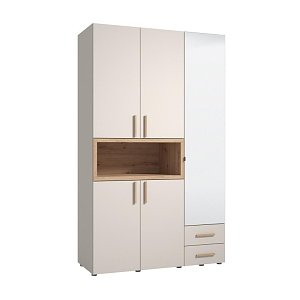 ΝΤΟΥΛΑΠΑ DONALD 3K2F1O h227 CASHMERE/ARTISAN OAK ΧΡΩΜΑ 135x57x227εκ 11014294