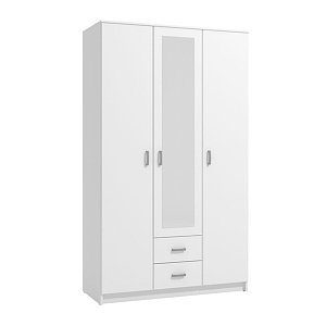 ΝΤΟΥΛΑΠΑ HANA 3K2FO ΛΕΥΚΗ 120x52x205εκ 11008714