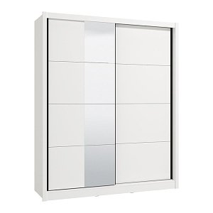 ΝΤΟΥΛΑΠΑ ΜΕ ΚΑΘΡΕΦΤΗ ALBI 180 ΛΕΥΚΟ ΧΡΩΜΑ 180x60x216εκ 11013756