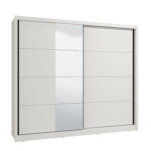 ΝΤΟΥΛΑΠΑ ΜΕ ΚΑΘΡΕΦΤΗ ALBI 245 ΛΕΥΚΟ ΧΡΩΜΑ 245x60x216εκ 11013763