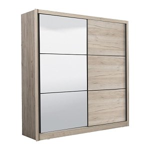 ΝΤΟΥΛΑΠΑ NAVARA ΜΕ ΚΑΘΡΕΦΤΗ 215 OG GREY OAK 213x60x215,5 11008278