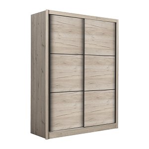 ΝΤΟΥΛΑΠΑ NAVARA 165 GREY OAK 166x60x215,5εκ 11008272
