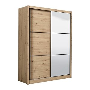 ΝΤΟΥΛΑΠΑ NAVARA 165 ΜΕ ΚΑΘΡΕΦΤΗ ARTISAN OAK 166x60x215,5 11008275